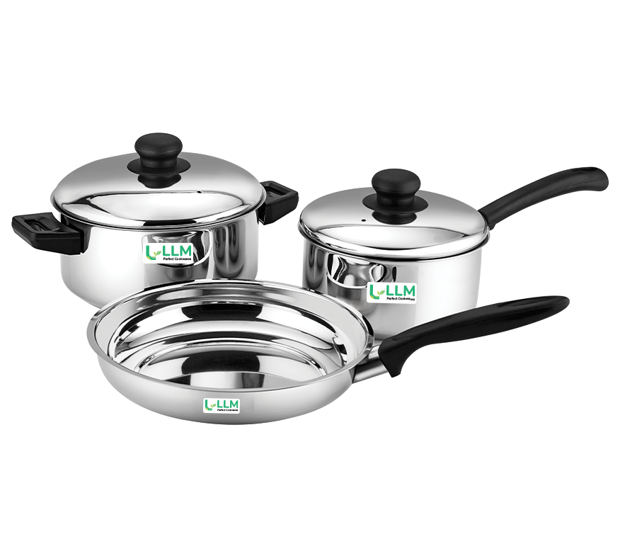 3 Pcs Cookware Set